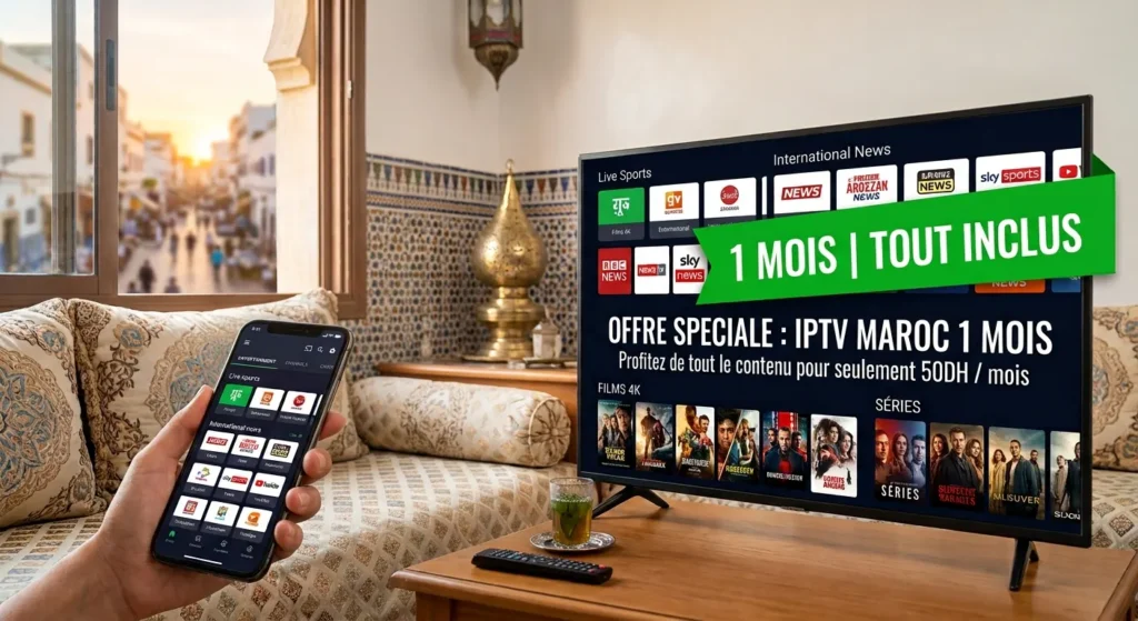 IPTV MAROC 1 MOIS